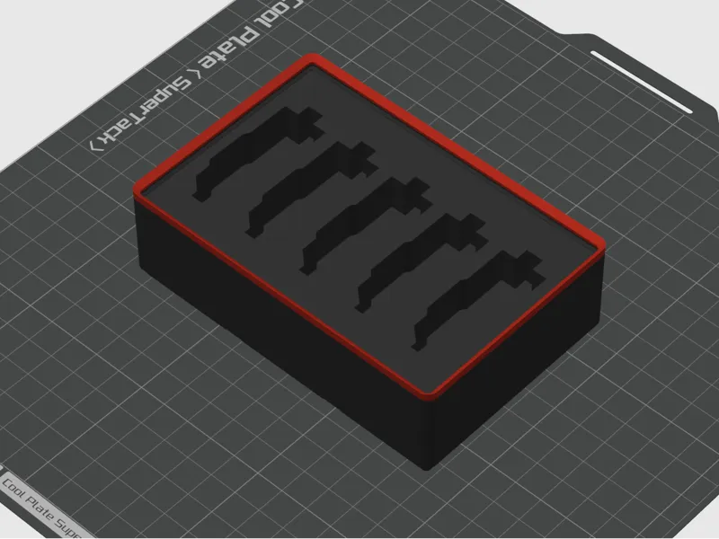 Bambu Lab Hotend/Nozzle storage for gridfinity