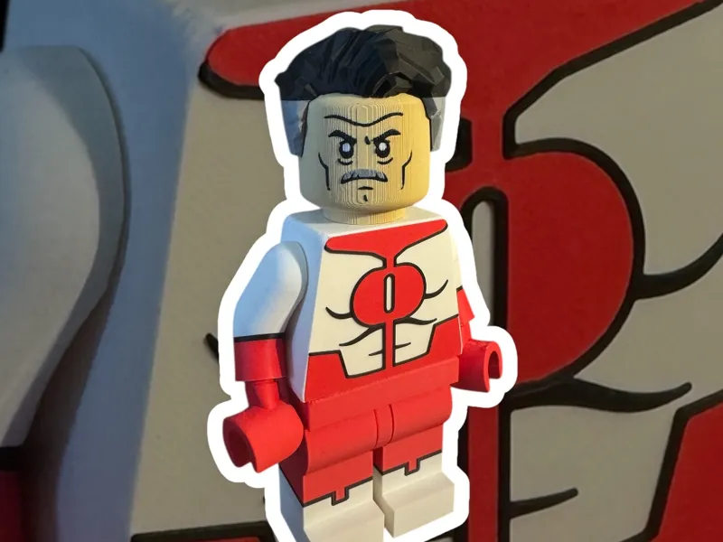 Omni Man from Invincible Jumbo 8 1/4" tall