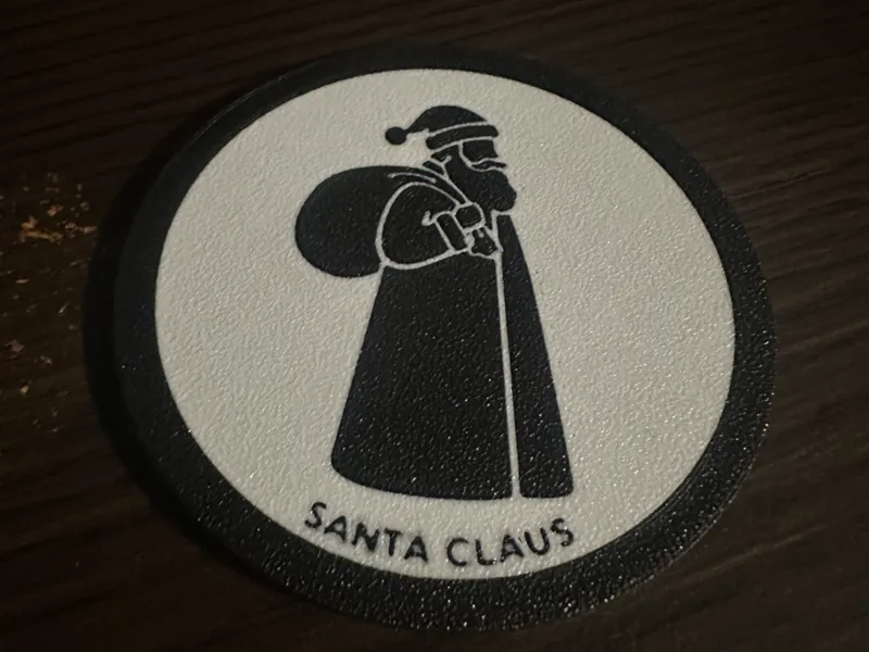 Santa Claus coaster