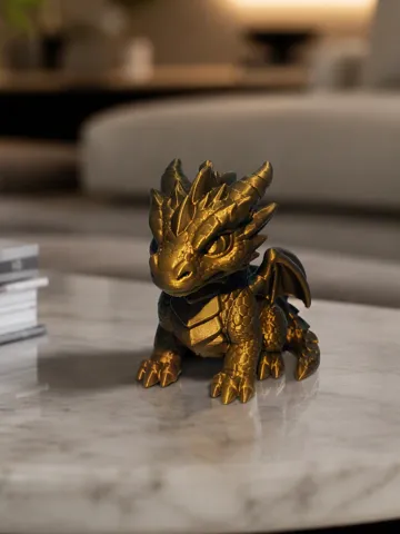 Escenografía en miniatura: Jungdrache "Goldschuppe" auf Wache — vista de referencia 2