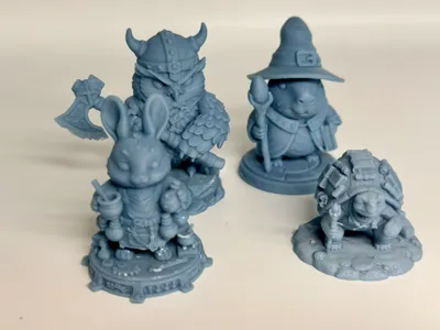D&D Cute Woodland Adventurers RPG Mini Set Vol.1