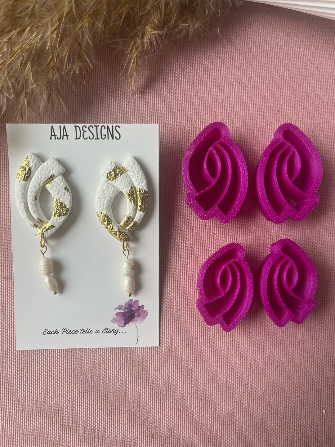 Polymer Clay Earring Mold 42 view 3
