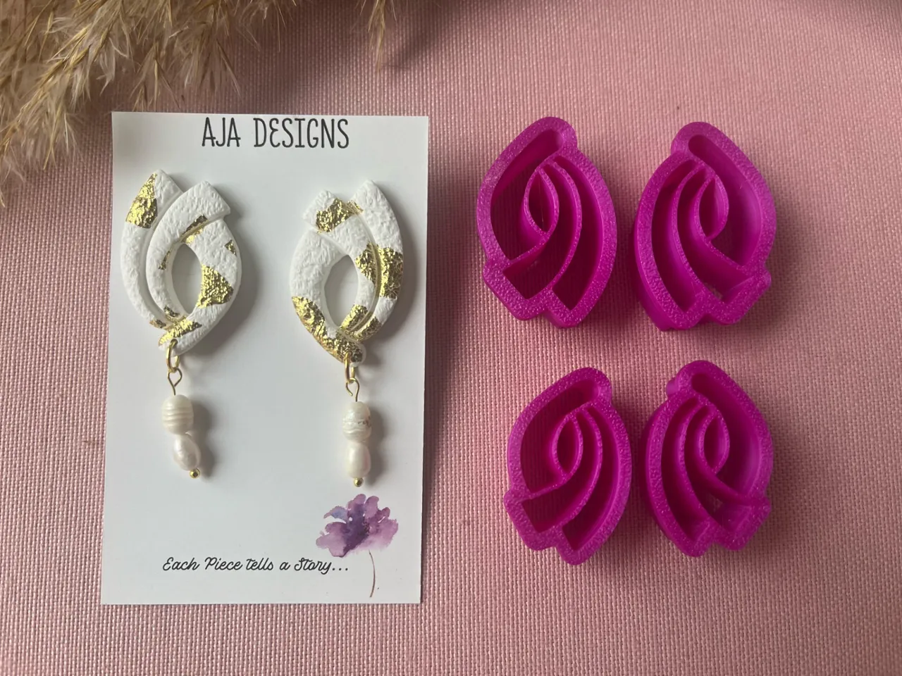 Polymer Clay Earring Mold 42 view 2