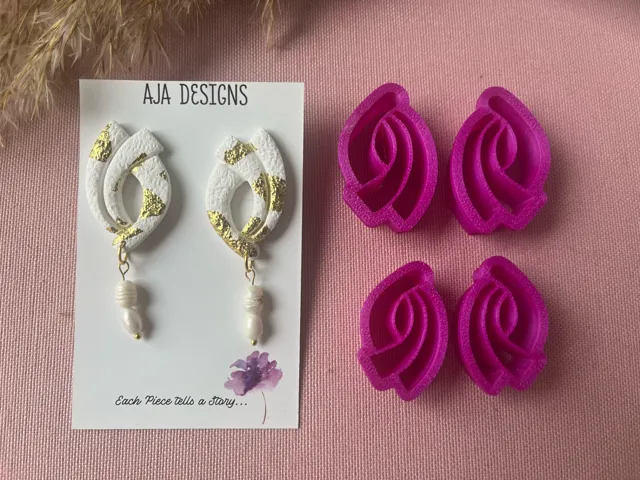 Polymer Clay Earring Mold 42