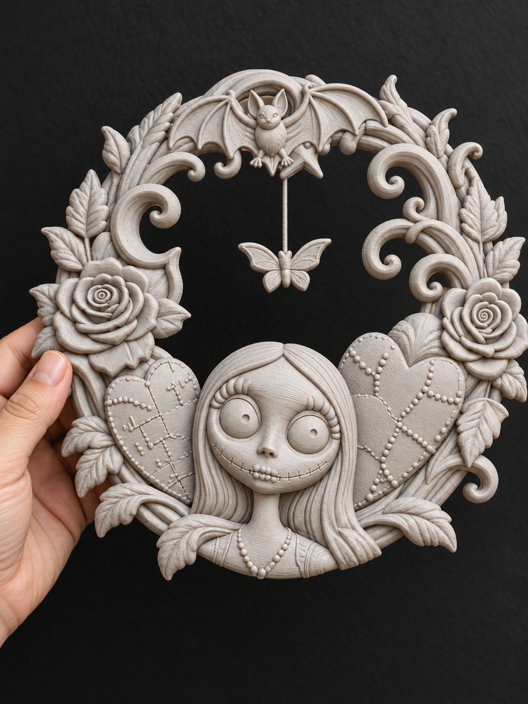 Sally Halloween Wreath - The Nightmare Before Xmas - 1