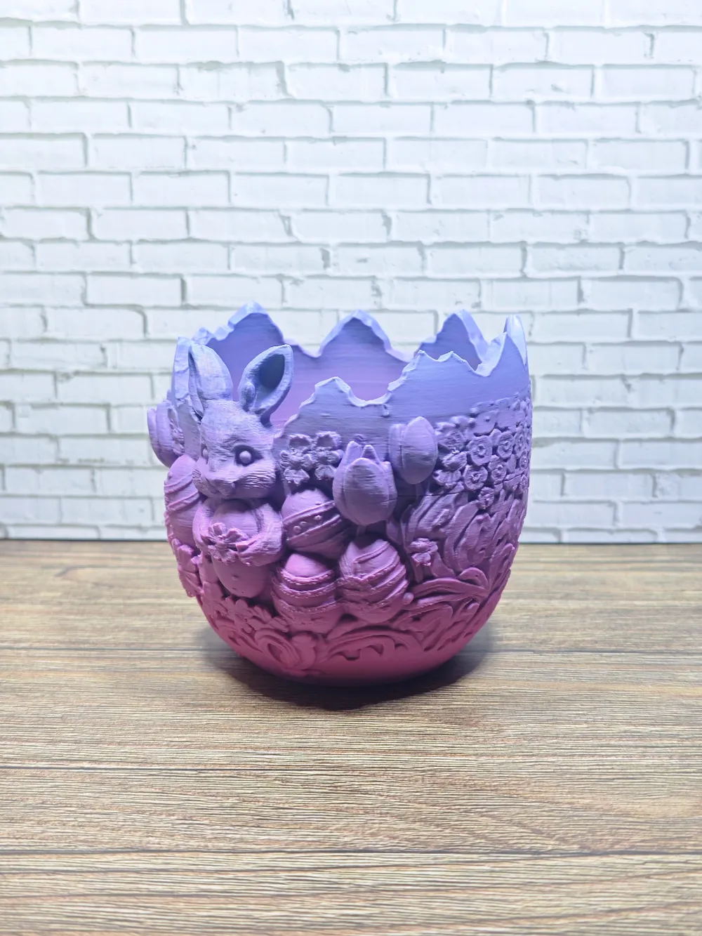 Decorative Easter Egg Bowl with Relief - Free 3D Print Model - MakerWorld
