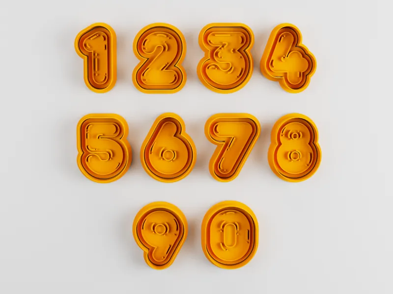 Numbers Cookie Cutter