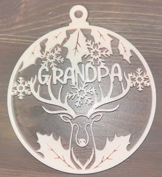Grandpa Ornament 