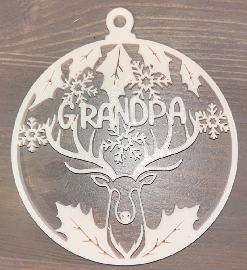Grandpa Ornament 