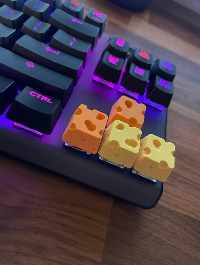 Cheese Keycaps