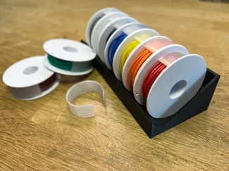 Small Electrical Wire Spool – No Supports Needed
