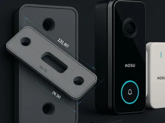 Auso Door Bell Camera Angle Bracket