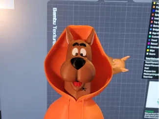 Scooby doo head for urban bugs bunny models.