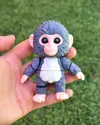 Separated parts Punch monkey, 0.2mm layer, 2 walls,