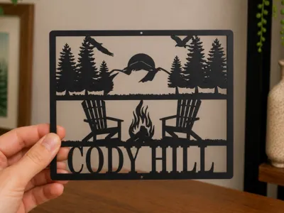 Camping Sign