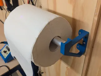 Paper towel holder for workshop