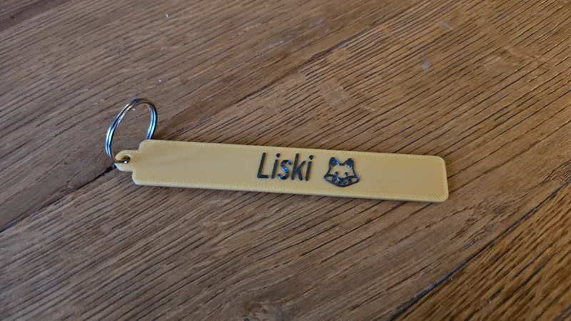 Brelok Youtuberów Liski oryginał (dwie sztuki)