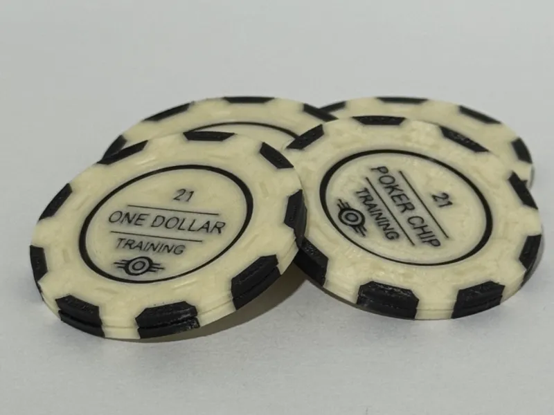 Fallout New Vegas Vault 21 Poker Chip