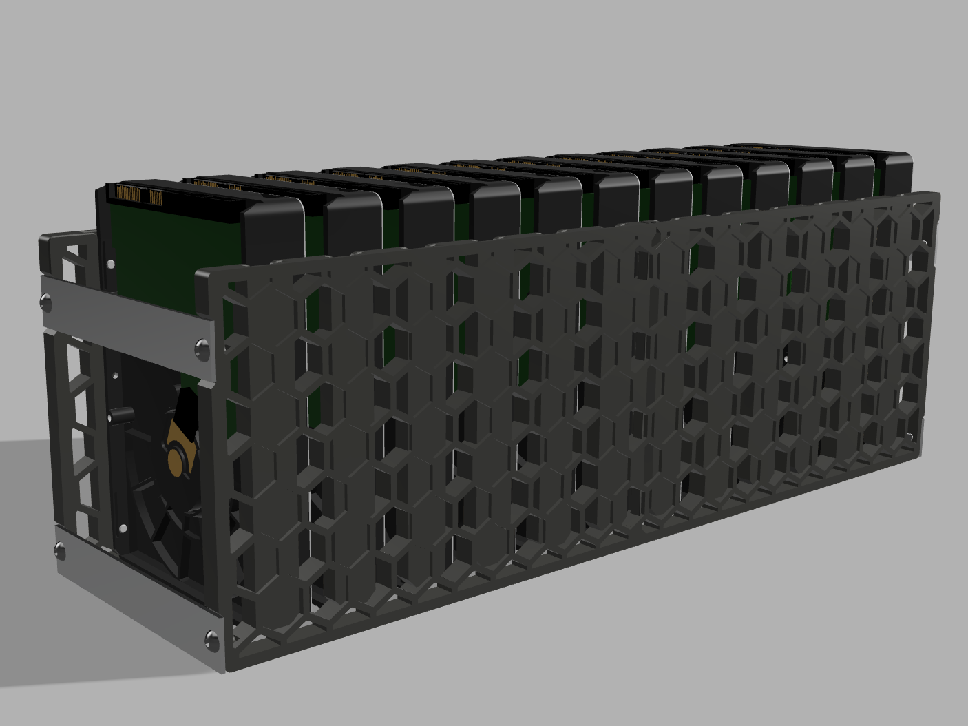 12 Bay 3.5" HDD Cage