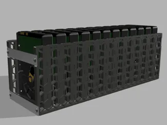12 Bay 3.5" HDD Cage
