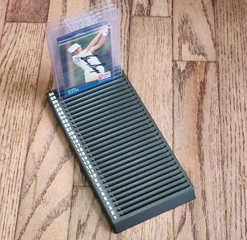 Rigid / Semi-Rigid Trading Card Top Loader Tray