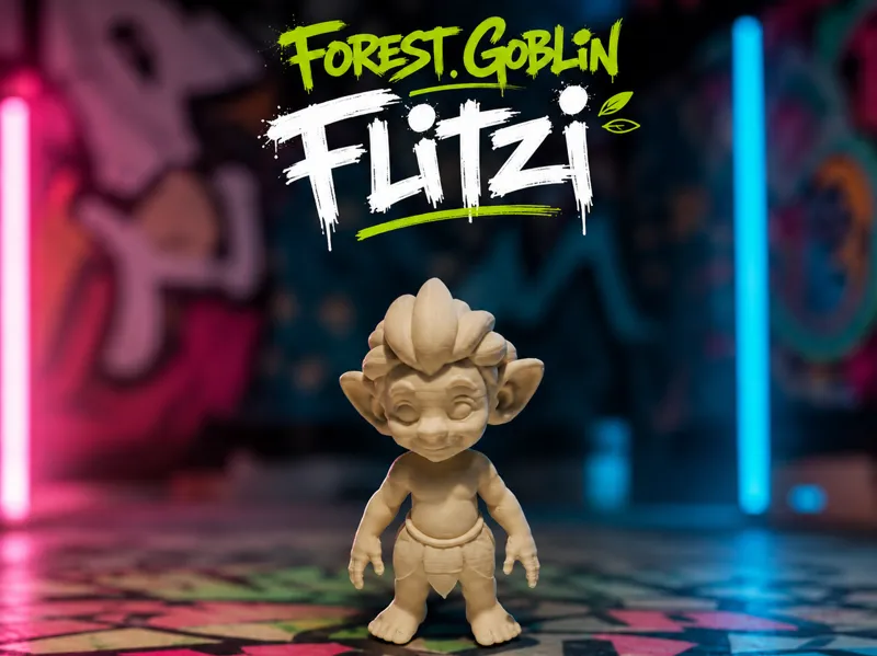 Waldkobold "Flitzi" der freche Blattwirbel