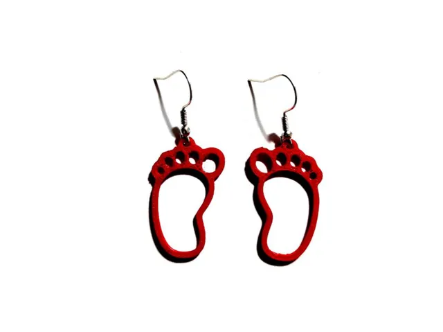 Tiny Footsteps - Earrings