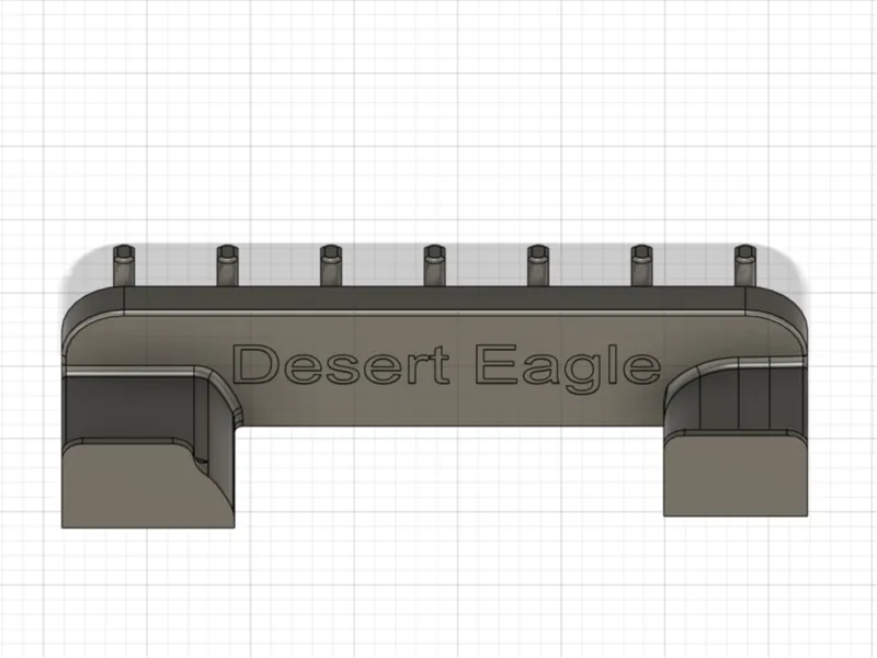 Desert Eagle Pegboard Mount
