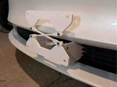 Tesla Model 3 No Drill License Plate Holder