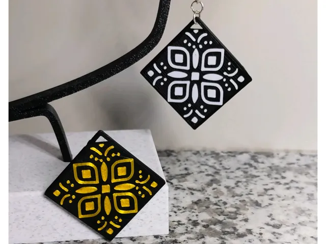 modern earrings no.2