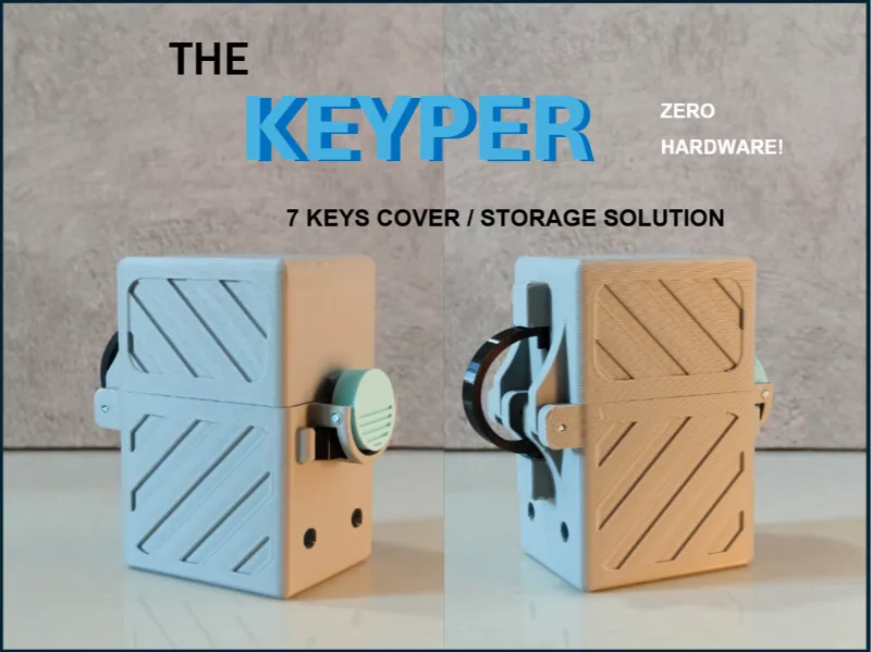 The Keyper (Auto-flip open storage case)