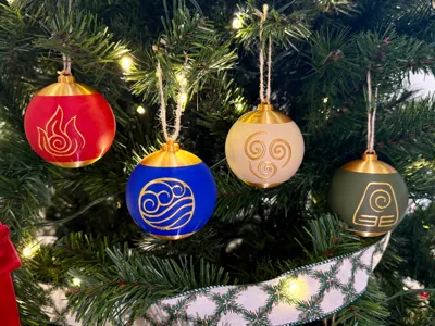 Avatar the Last Airbender Tree Ornaments