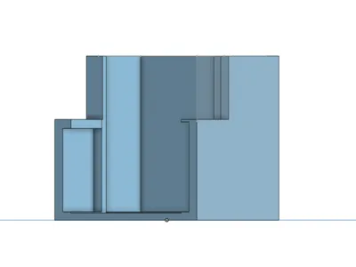 90° straight cable duct elbow 16x10mm