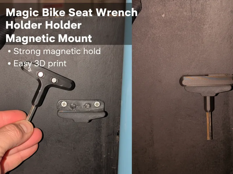 Magic Bike Seat Wrench Holder Magnetic Mount