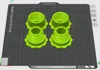 0.2mm layer, 2 walls, 15% infill