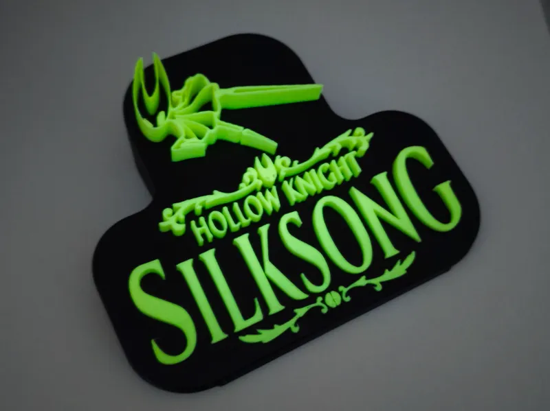 Hollow Knight Silksong Logo Stander