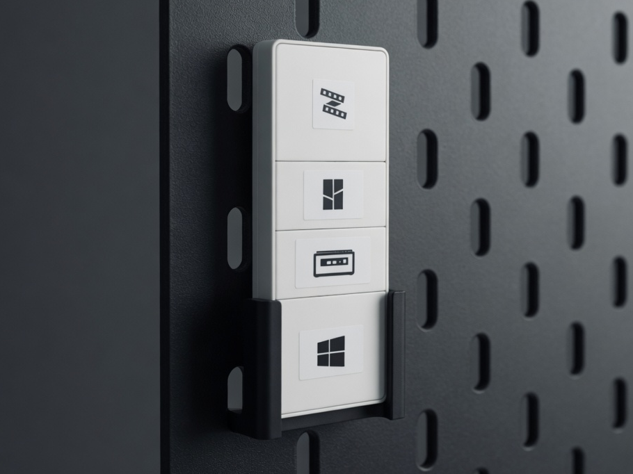 Philips Hue Dimmer Switch mount for IKEA SKÅDIS