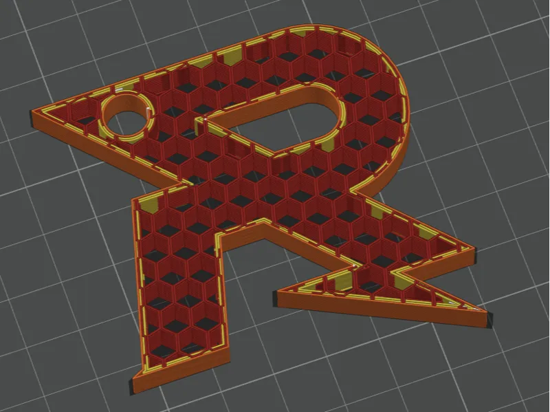 RM logo 钥匙扣