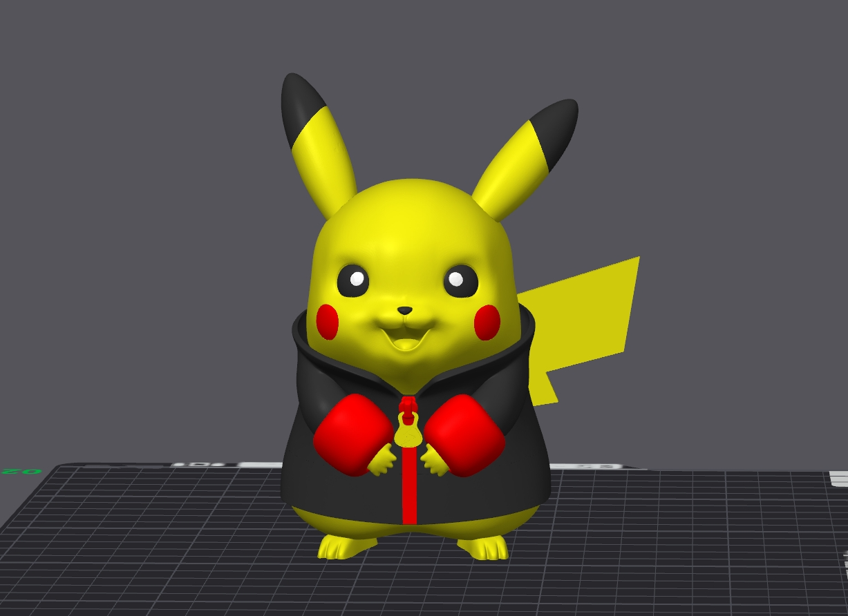 Miniatura 2 do modelo 3D 大侦探 皮卡丘 G-BOX 宝可梦拆件手办
