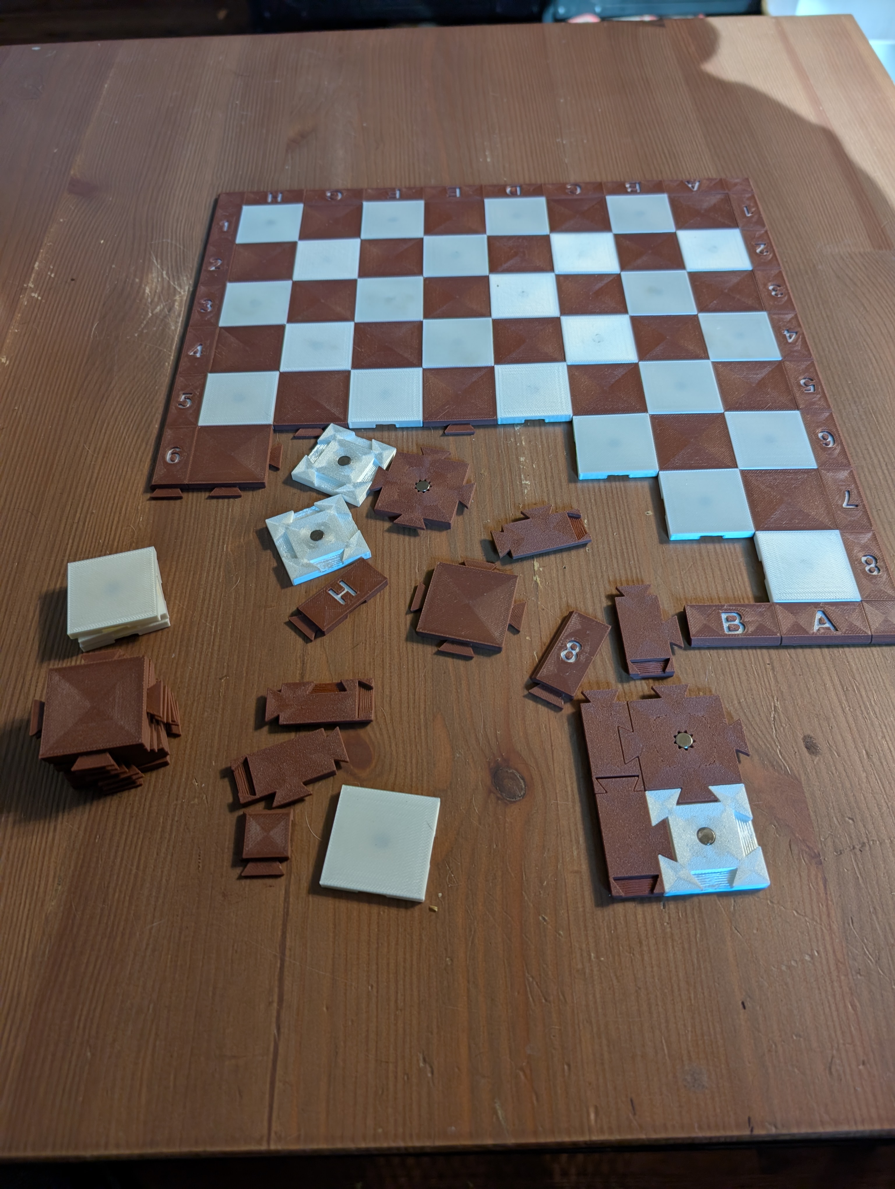 Miniatura 2 do modelo 3D Modulares Chess Board