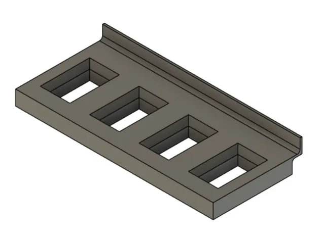 Slatwall tool holder type 2