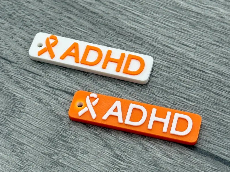 ADHD Awareness keychain
