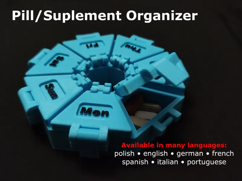 Medication / Pill / Suplement Organizer