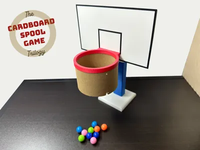 HOOP! - The cardboard spool game trilogy