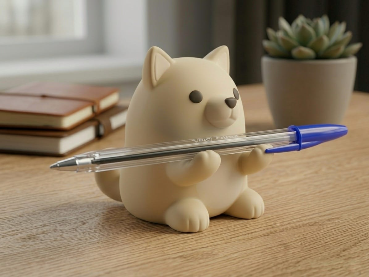 Cute dog Pen holder