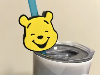 Pooh Straw Buddy