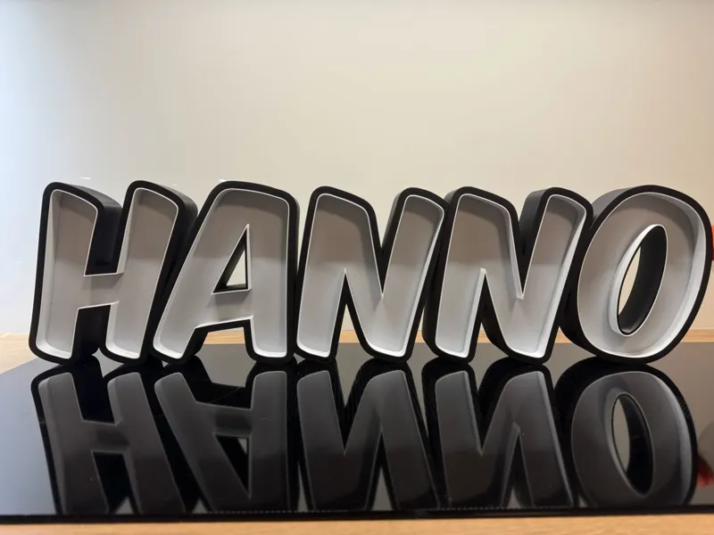 LED Namensschild HANNO