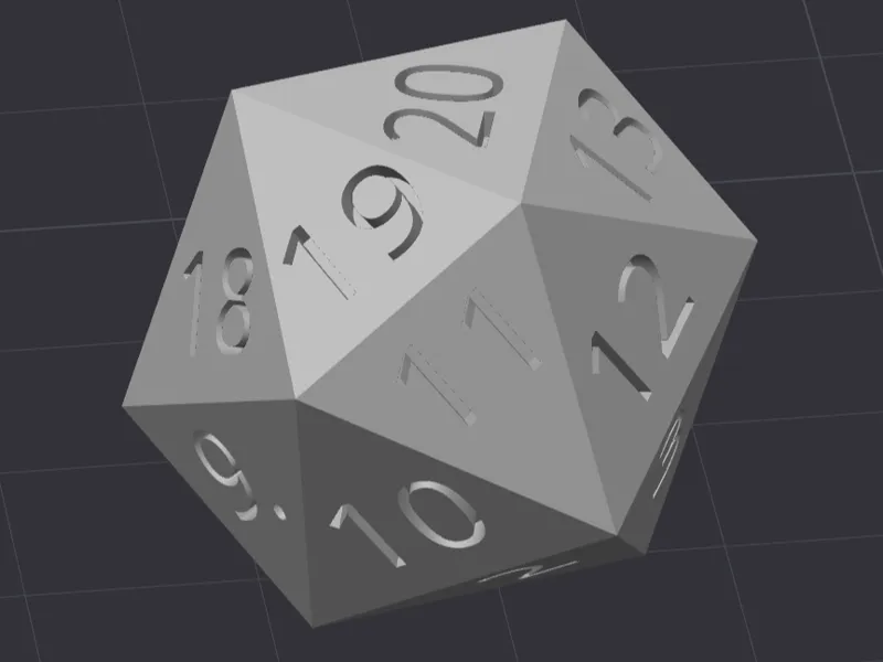 Spindown D20, single color, MTG
