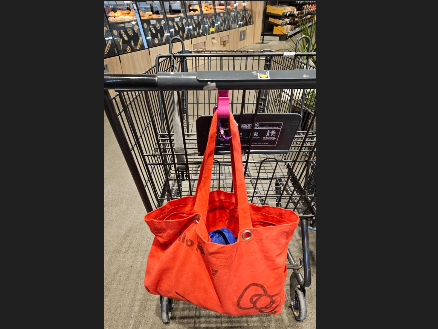 Reusable Shopping Bag Hook For Shopping Cart