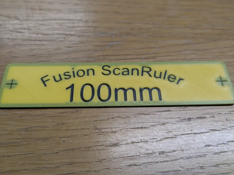 Fusion ScanRuler 100mm – 3D Scanning Scale Tool